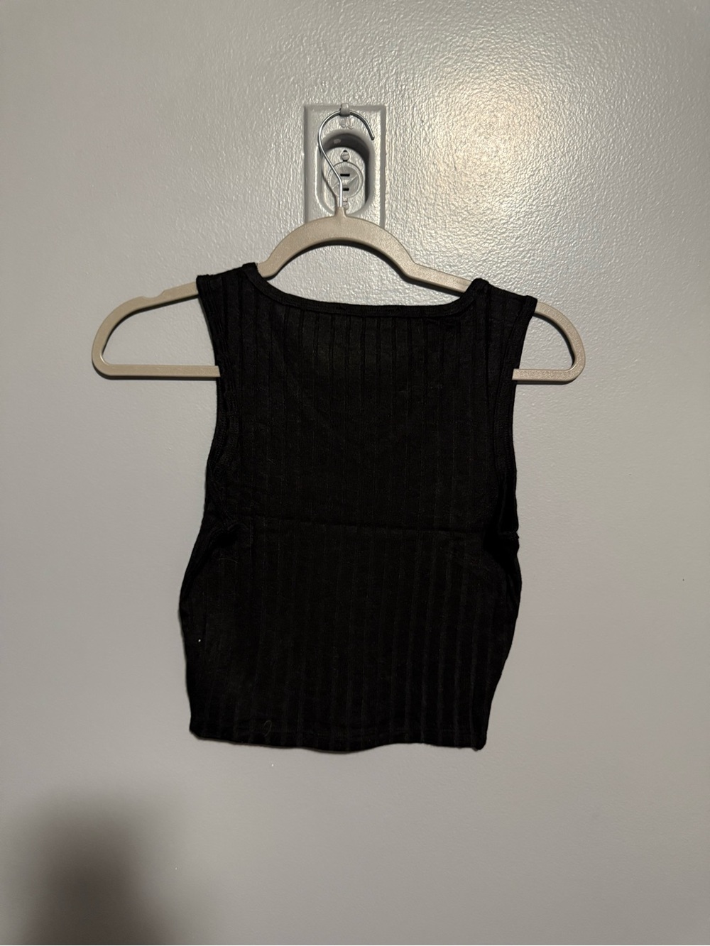 Zenana Ribbed V-Neck Crop Tank Bundle | 3-Pack | White • Black • Ash Mocha - Picture 6 of 7